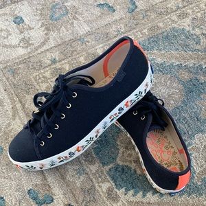 Size 10 Keds, Rifle Paper Co. design.